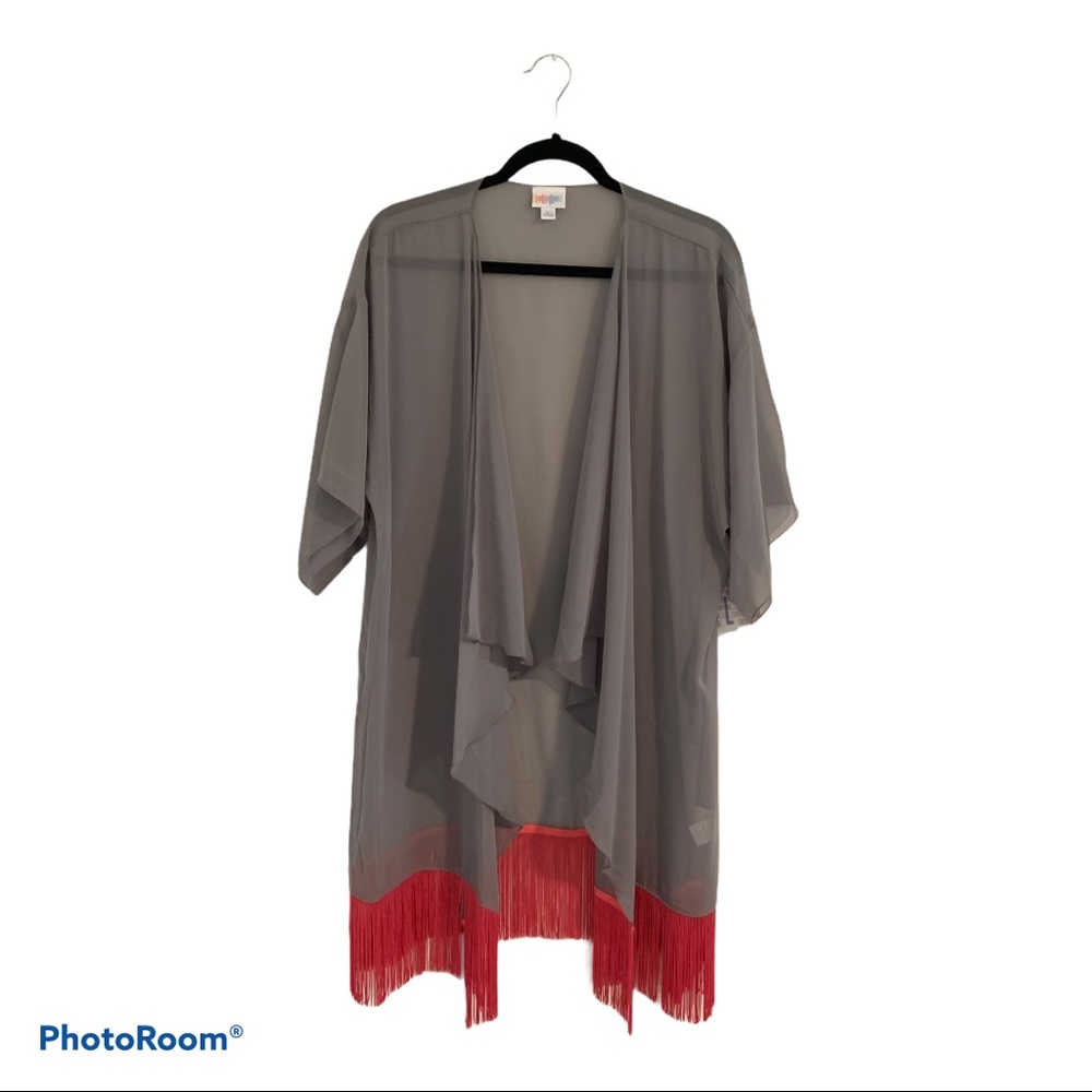 NWT LuLaRoe Monroe (L) Sheer Layering Piece